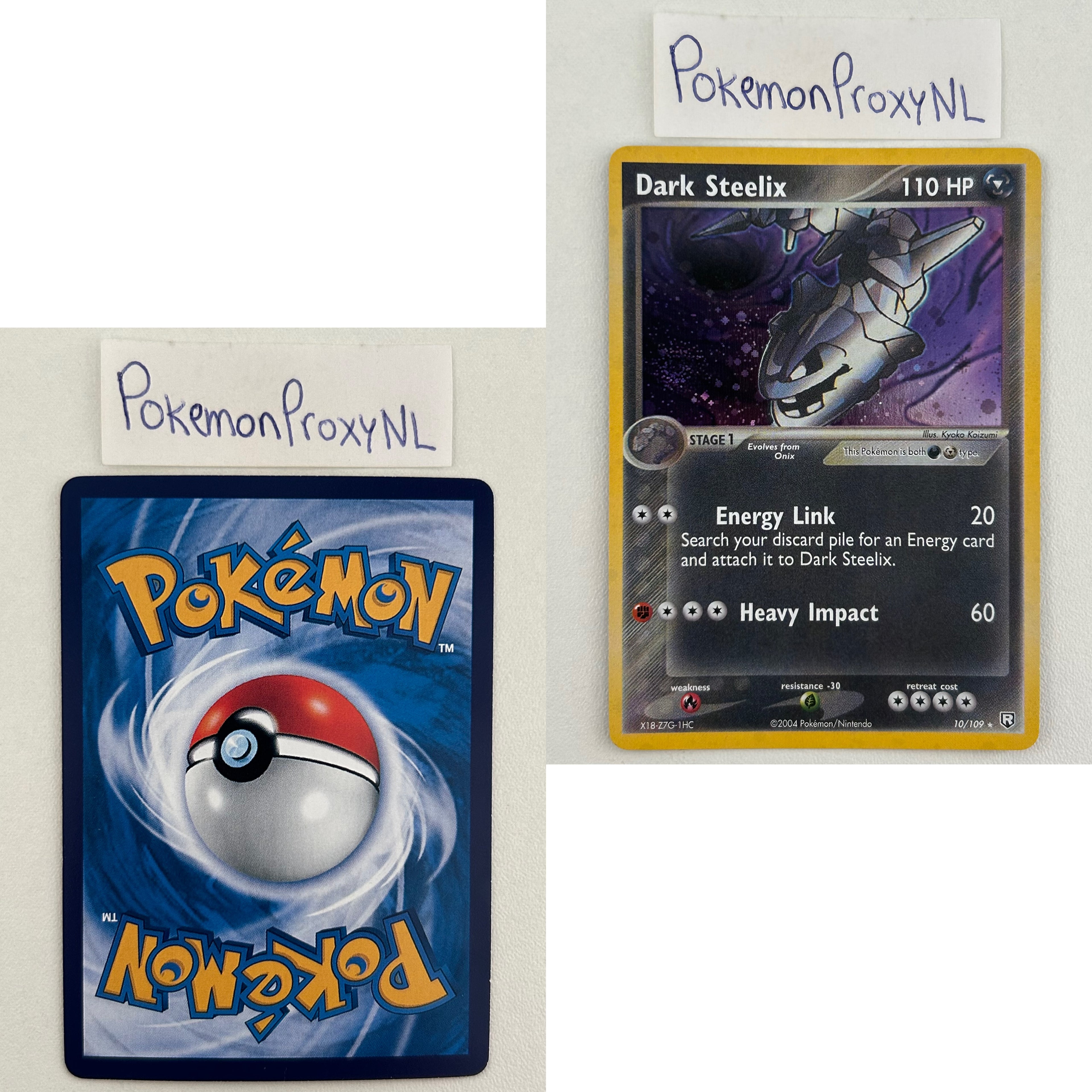 Team Rocket Returns Set (TR) / 1/109 - 111/109 / 2004 / PROXY Pokémon TCG card(s)