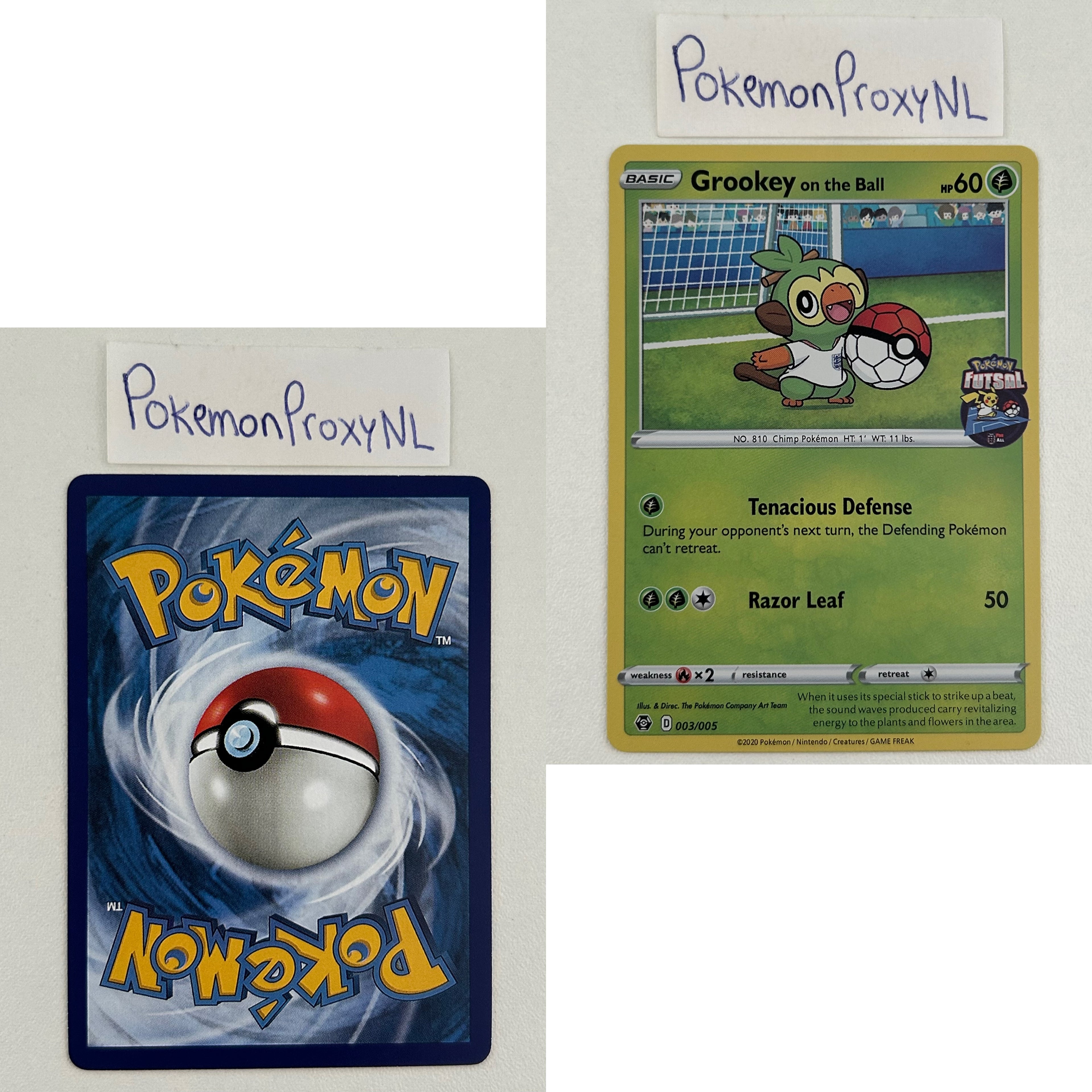 Pokémon Futsal Collection Set (FUT20) / 001/005 - 005/005 / 2020 / PROXY Pokémon TCG card(s)