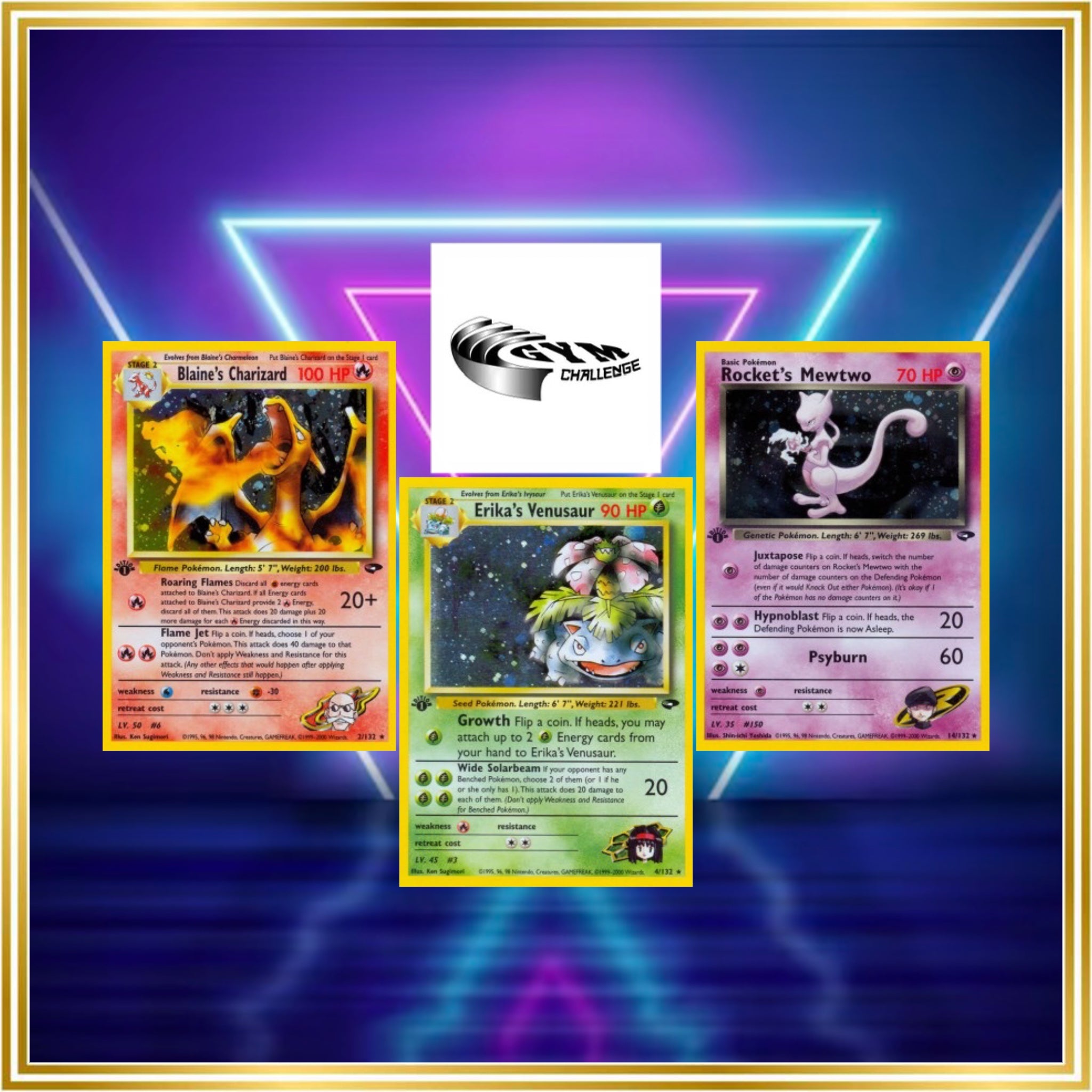 Gym Challenge Set (first edition) (G2) / 1999 / PROXY Pokémon TCG card(s)