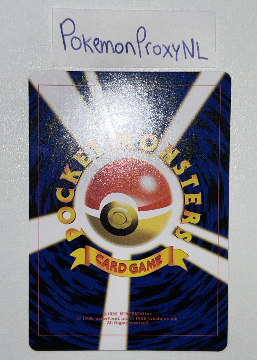 ILLUSTRATOR Pikachu card (Japanese) / Japanse promo / 1998 / PROXY Pokémon TCG card(s)